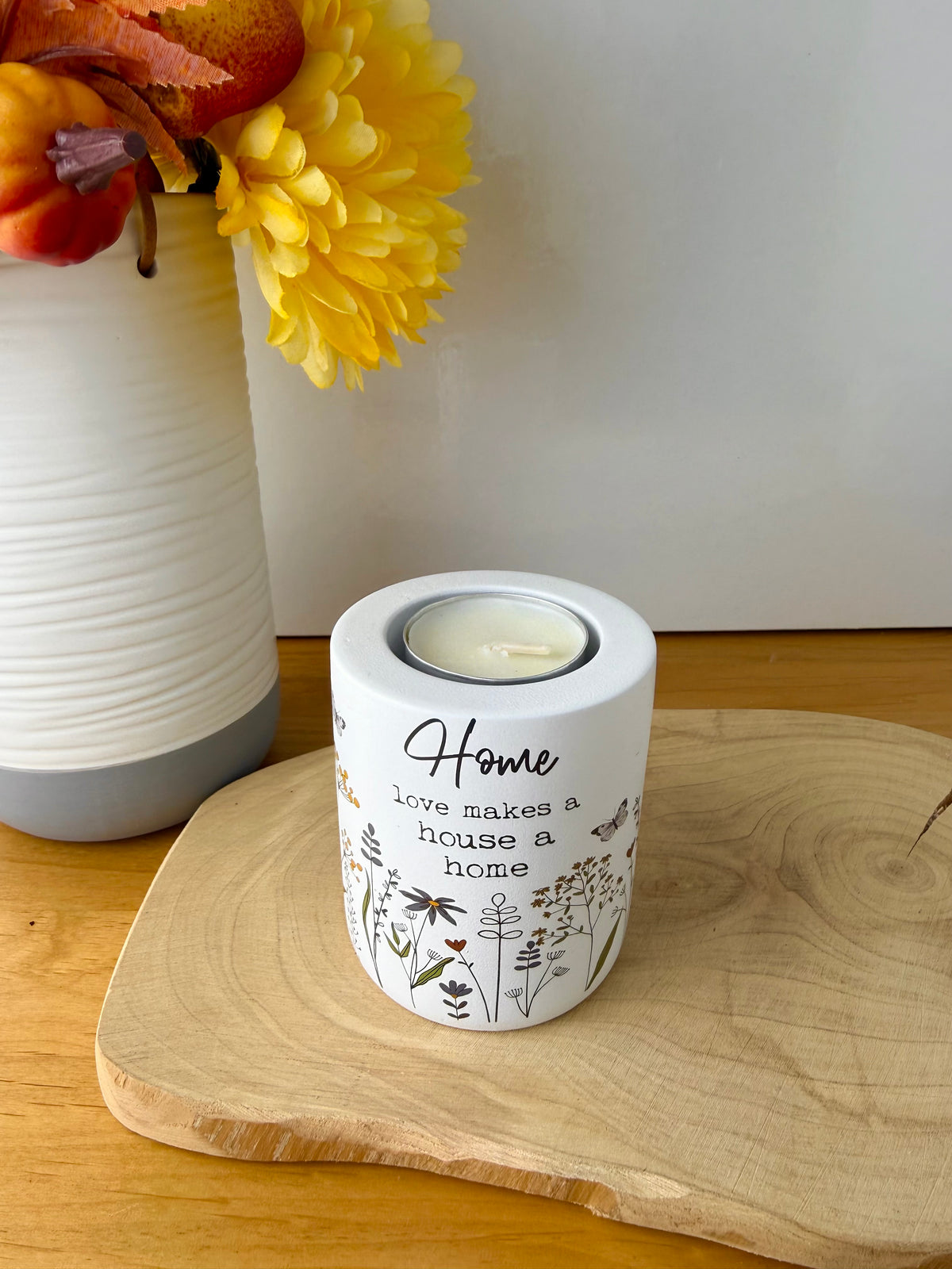 Flower Meadow Tealight Holder - Family or Home