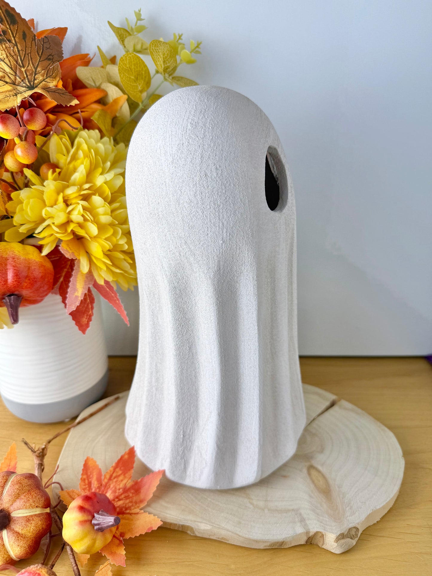 White ghost figure/decoration - 2 sizes