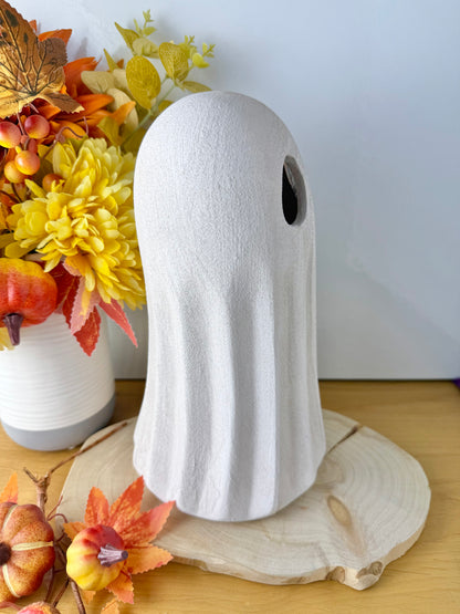 White ghost figure/decoration - 2 sizes