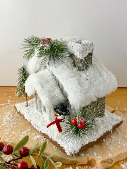 Alpine Light Up Log Cabin