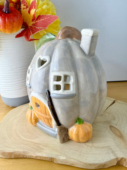 Harvest Home Pumpkin Tea Light Holder