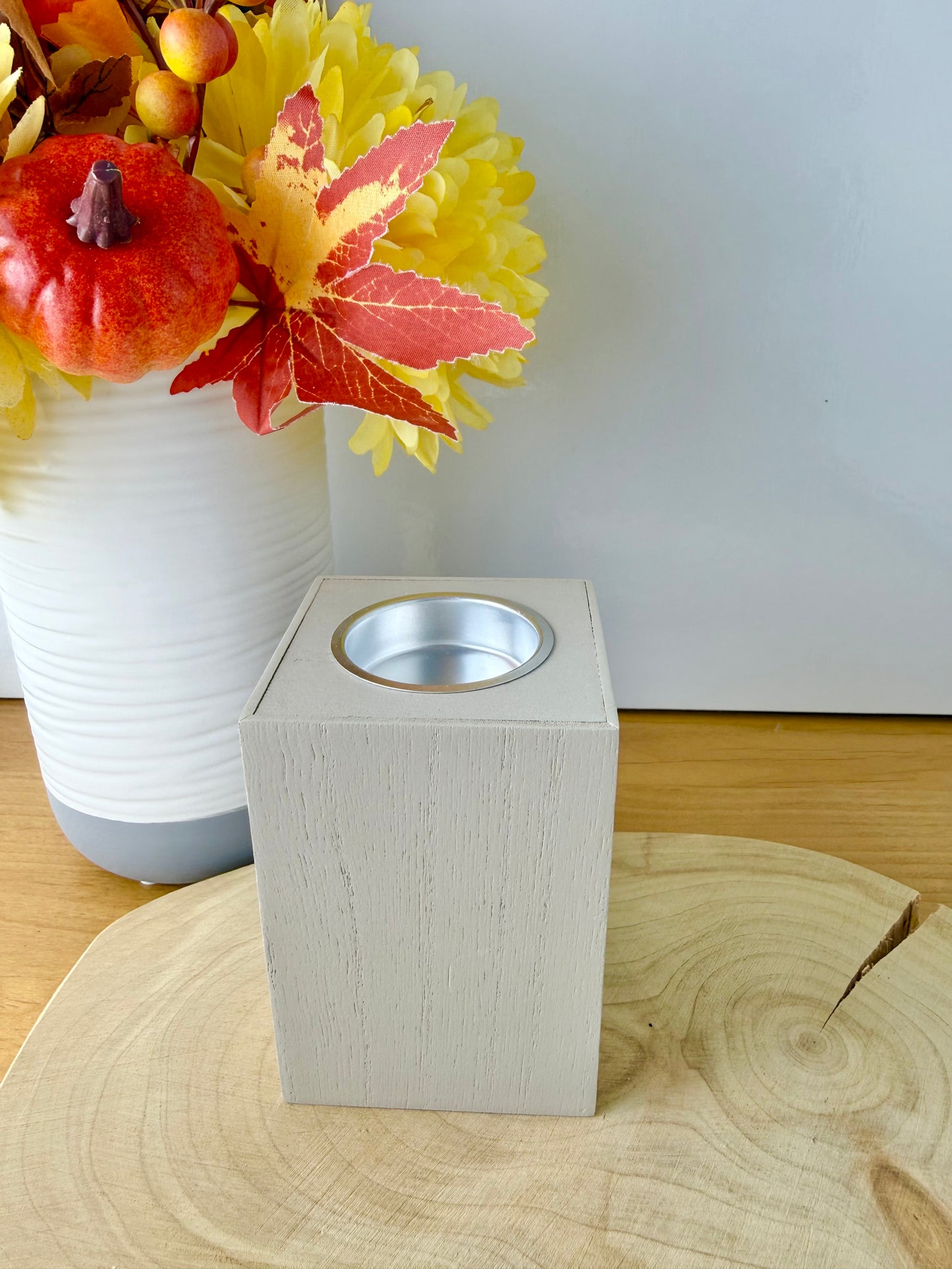 Cosy Chapter Wooden Tea Light Holder - Between the covers of a book is a lovely place to be