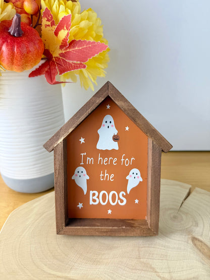 Spooktacular Halloween mini frame - I'm here for the Boos