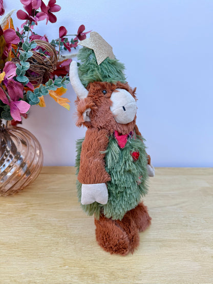 Christmas Soft Standing Highland Cow