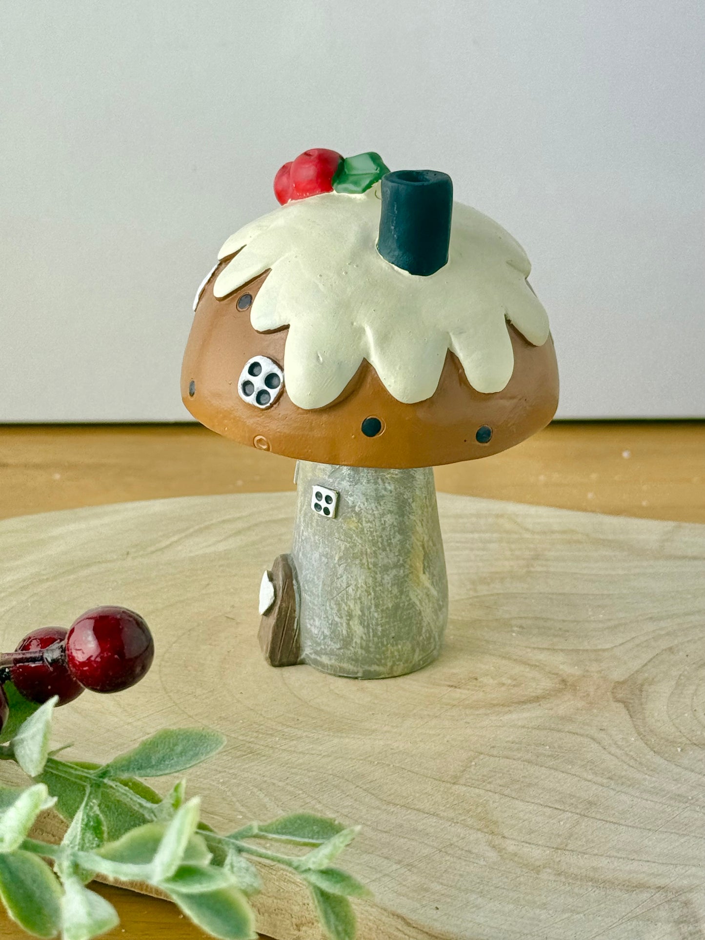 Christmas Pudding Mushroom