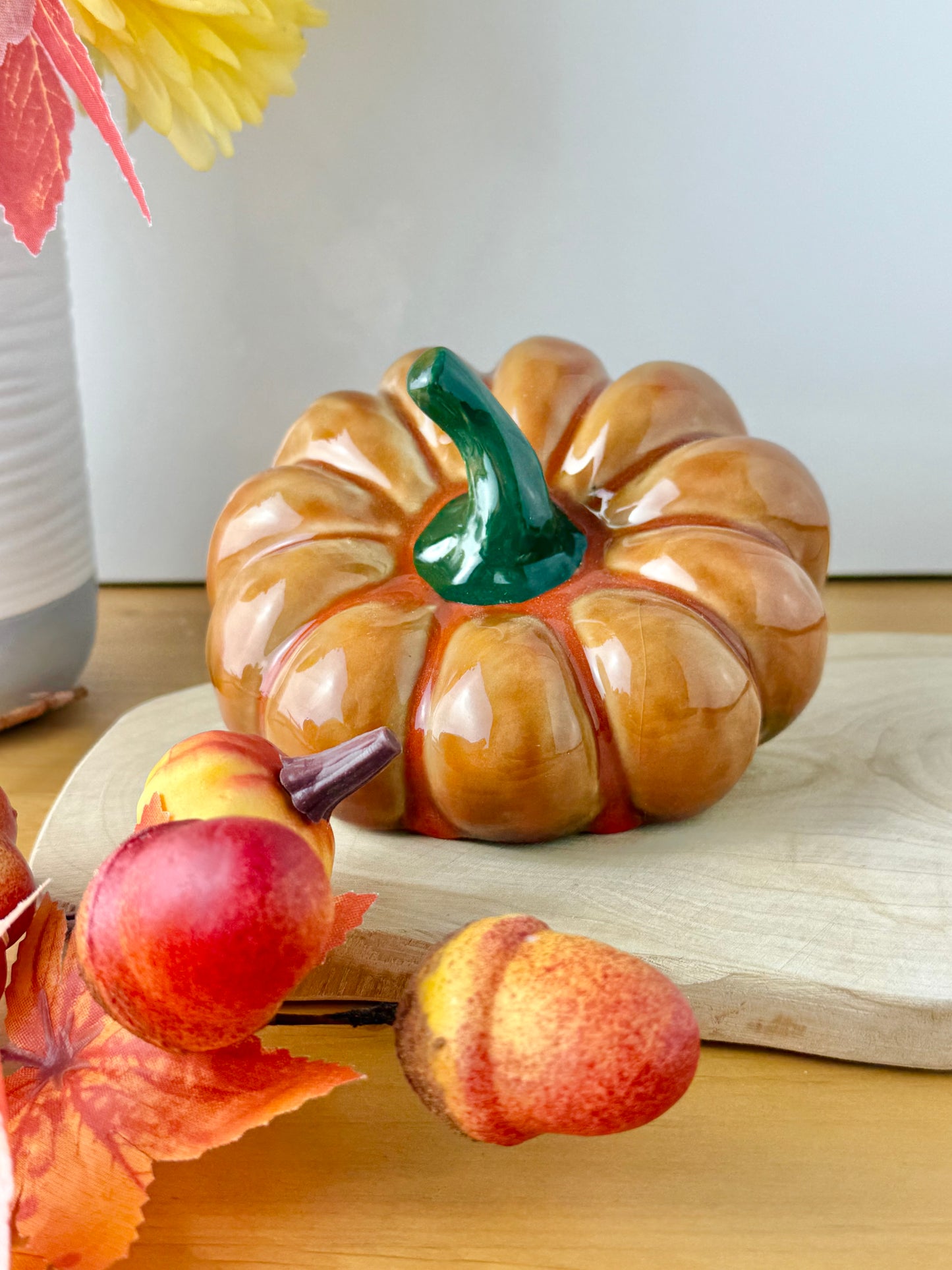 Orange slanted Pumpkins - 2 sizes