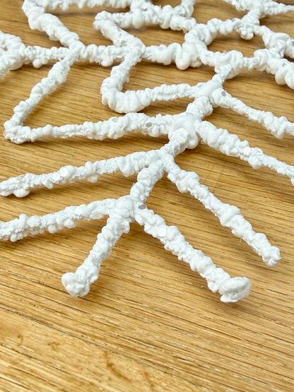 White hanging Christmas Snowflakes - 3 sizes