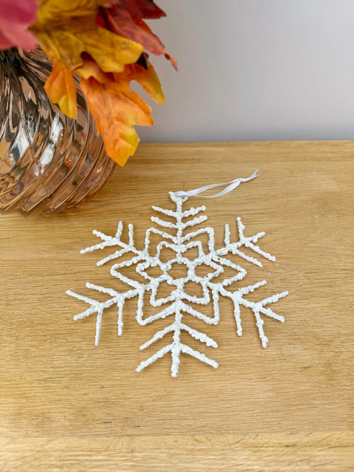 White hanging Christmas Snowflakes - 3 sizes