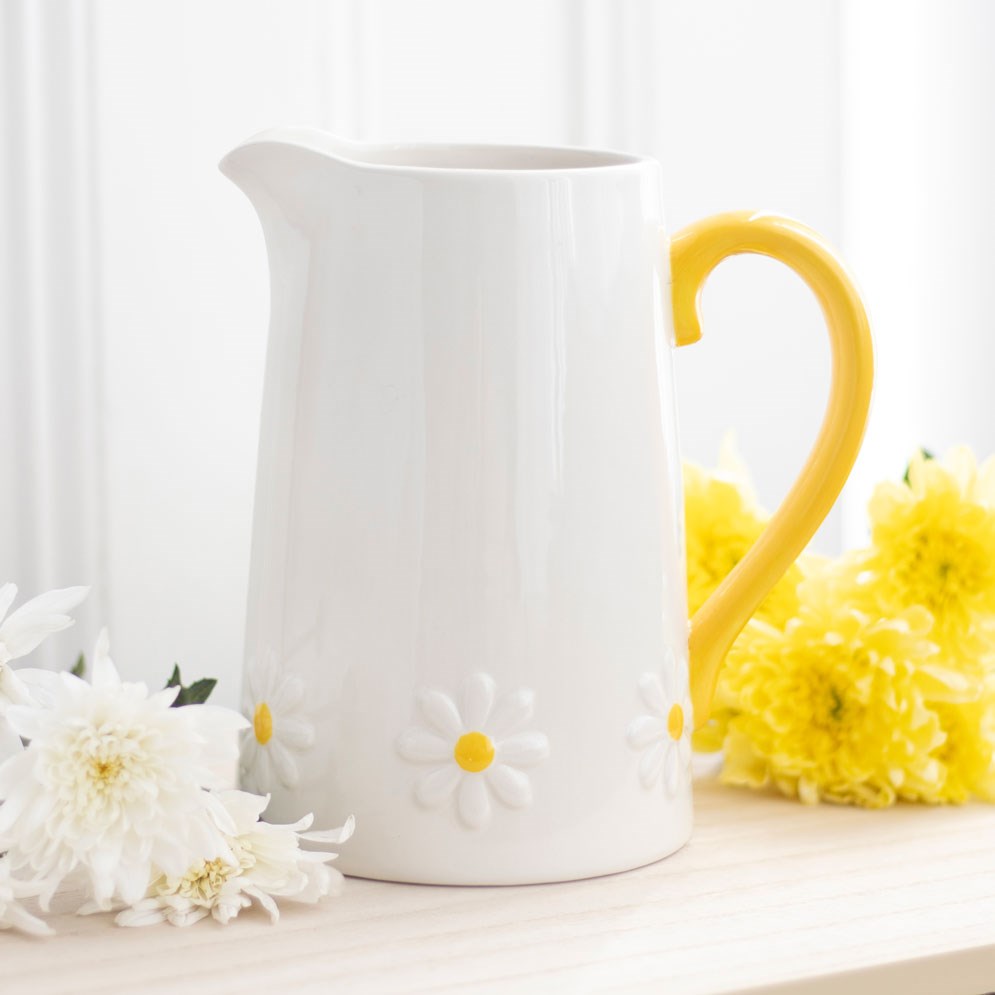 Daisy Flower Jar