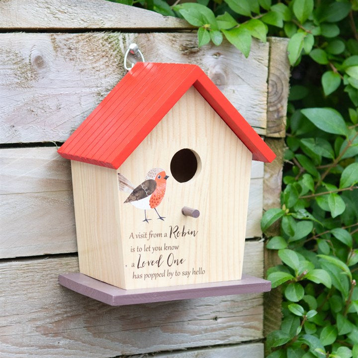 Wooden Robin Bird House