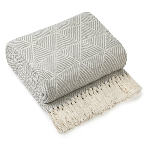 Cosy Blanket Zahra - Silver