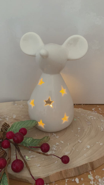 Starry Mouse Tealight Holder